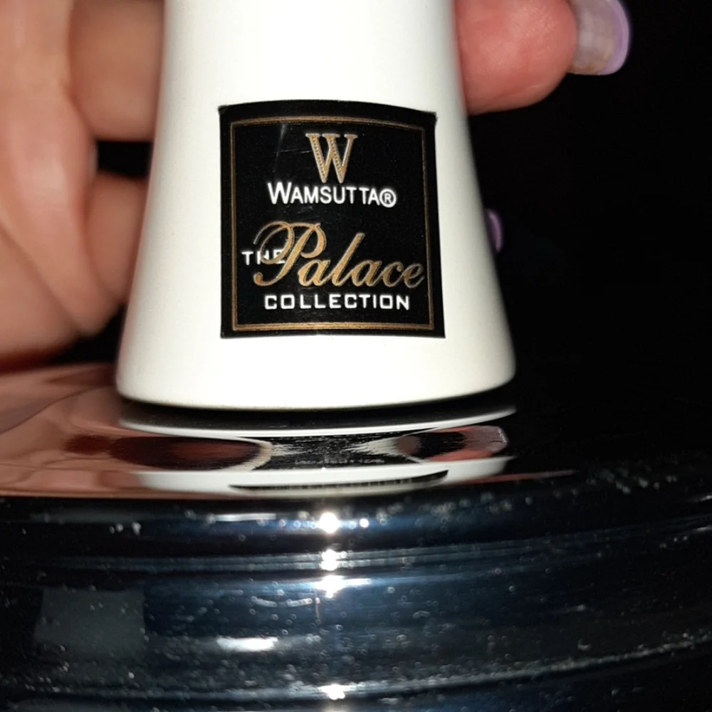 PORCELAIN WAMSUTTA SOAP DISPENSER & TOOTHBRUSH BRUSH HOLDER           c